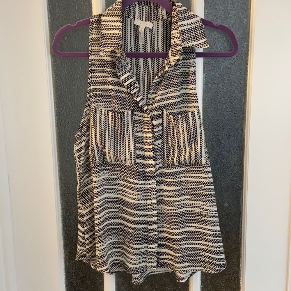 Racerback Leith work blouse